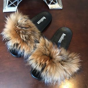 %100 real raccoon fur